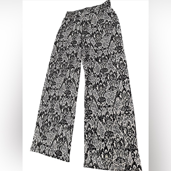 IMAN Global Chic Palazzo Wide Leg Pants Size S Short - Picture 7 of 9